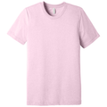 Pink Triblend front - BELLA+CANVAS Unisex Triblend Short Sleeve Tee