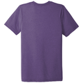 Purple Triblend back - BELLA+CANVAS Unisex Triblend Short Sleeve Tee