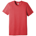 Red Triblend front - BELLA+CANVAS Unisex Triblend Short Sleeve Tee