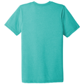 Sea Green Triblend back - BELLA+CANVAS Unisex Triblend Short Sleeve Tee