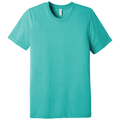Sea Green Triblend front - BELLA+CANVAS Unisex Triblend Short Sleeve Tee