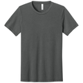 Solid Asphalt Triblend front - BELLA+CANVAS Unisex Triblend Short Sleeve Tee