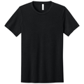 Solid Black Triblend front - BELLA+CANVAS Unisex Triblend Short Sleeve Tee