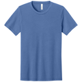 Solid Blue Triblend front - BELLA+CANVAS Unisex Triblend Short Sleeve Tee