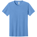 Solid Carolina Blue Triblend front - BELLA+CANVAS Unisex Triblend Short Sleeve Tee