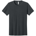 Solid Dark Grey Triblend front - BELLA+CANVAS Unisex Triblend Short Sleeve Tee