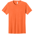 Solid Orange Triblend front - BELLA+CANVAS Unisex Triblend Short Sleeve Tee