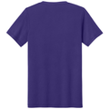 Solid Team Purple Triblend back - BELLA+CANVAS Unisex Triblend Short Sleeve Tee