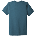 Steel Blue Triblend back - BELLA+CANVAS Unisex Triblend Short Sleeve Tee