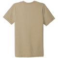 Tan Triblend back - BELLA+CANVAS Unisex Triblend Short Sleeve Tee