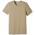 Tan Triblend front - BELLA+CANVAS Unisex Triblend Short Sleeve Tee