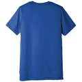 True Royal Triblend back - BELLA+CANVAS Unisex Triblend Short Sleeve Tee