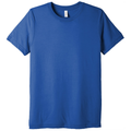 True Royal Triblend front - BELLA+CANVAS Unisex Triblend Short Sleeve Tee