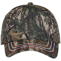 Realtree Xtra front - Port Authority Americana Contrast Stitch Camouflage Cap