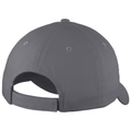 Charcoal back - Port Authority Six-Panel Unstructured Twill Cap