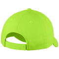 Lime back - Port Authority Six-Panel Unstructured Twill Cap