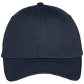 Navy front - Port Authority Six-Panel Unstructured Twill Cap