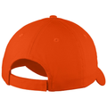 Orange back - Port Authority Six-Panel Unstructured Twill Cap