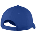 Royal back - Port Authority Six-Panel Unstructured Twill Cap
