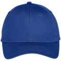 Royal front - Port Authority Six-Panel Unstructured Twill Cap