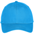Sapphire front - Port Authority Six-Panel Unstructured Twill Cap
