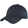 True Navy front - Port Authority Six-Panel Unstructured Twill Cap