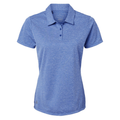 Embroidered Adidas Women's Heathered Polo