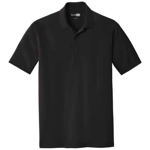 Black front - CornerStone Select Lightweight Snag-Proof Polo