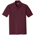 Maroon front - CornerStone Select Lightweight Snag-Proof Polo