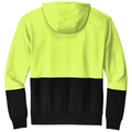 Safety Yellow back - CornerStone Enhanced Visibility Fleece Pullover Hoodie