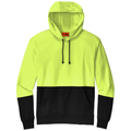 Safety Yellow front - CornerStone Enhanced Visibility Fleece Pullover Hoodie