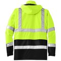 Safety Yellow/ Black back - CornerStone ANSI 107 Class 3 Waterproof Parka
