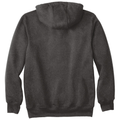Carbon Heather back - Carhartt Rain Defender Paxton Heavyweight Hooded Sweatshirt
