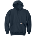 New Navy front - Carhartt Rain Defender Paxton Heavyweight Hooded Sweatshirt