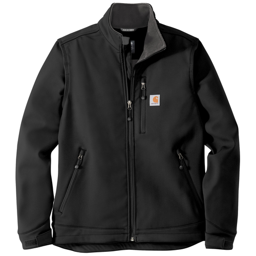 Black front - Carhartt Crowley Soft Shell Jacket