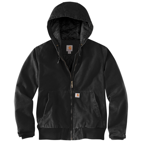 Black front - Carhartt Women's Washed Duck Active Jac