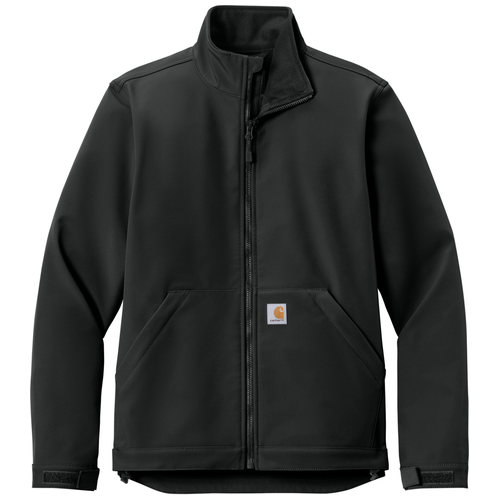 Black front - Carhartt Rain Defender Soft Shell Jacket