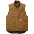 Carhartt Brown front - Carhartt Duck Vest