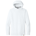 White front - Carhartt Force Sun Defender Long Sleeve Hooded T-Shirt