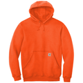 Brite Orange front - Carhartt Midweight Hooded Sweatshirt