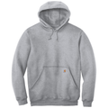Heather Grey front - Carhartt Midweight Hooded Sweatshirt