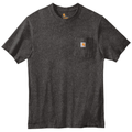 Carbon Heather front - Carhartt Workwear Pocket Short Sleeve T-Shirt