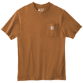 Carhartt Brown front - Carhartt Workwear Pocket Short Sleeve T-Shirt