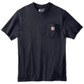 Navy front - Carhartt Workwear Pocket Short Sleeve T-Shirt