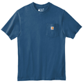 Stream Blue front - Carhartt Workwear Pocket Short Sleeve T-Shirt