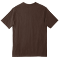 Dark Brown back - Carhartt Tall Workwear Pocket Short Sleeve T-Shirt