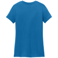 Bright Blue back - District Women's Perfect WeightTee