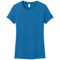 Bright Blue front - District Women's Perfect WeightTee