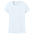 Bright White front - District Women's Perfect WeightTee