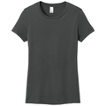 Charcoal front - District Women's Perfect WeightTee